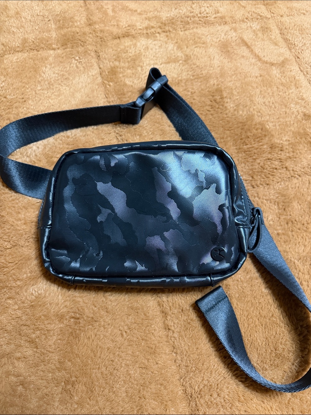 Danskin Black Camo Nylon Belt Bag